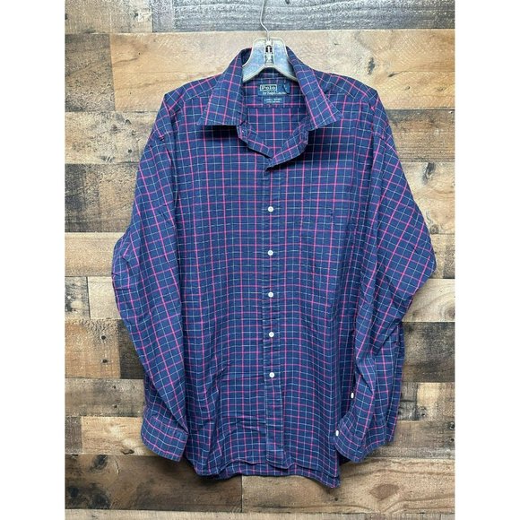 Polo Ralph Lauren Lowell Sport Men's Long Sleeve Button Up Size Large - Picture 1 of 3